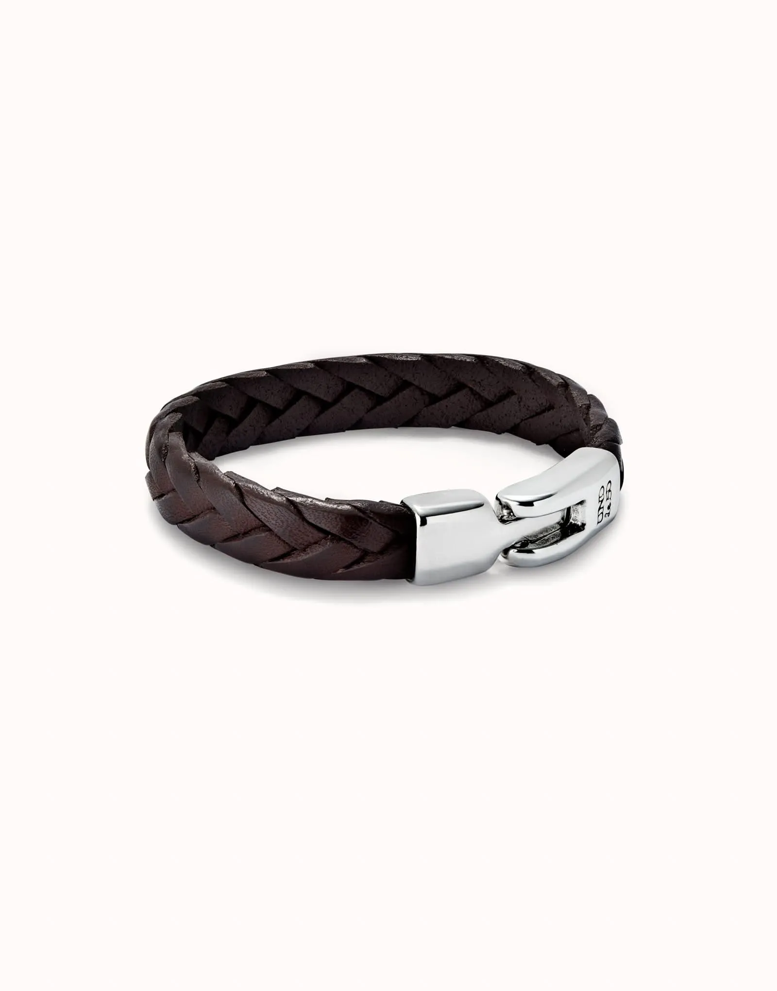 Bracelet en argent plaqué sterling marron naturel PUL2455MARMTLX Unode50 Bijoux et accessoires