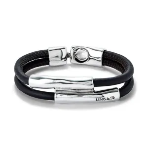 Bracelet en argent plaqué sterling marron naturel PUL2464MARMTLX Unode50 Bijoux et accessoires