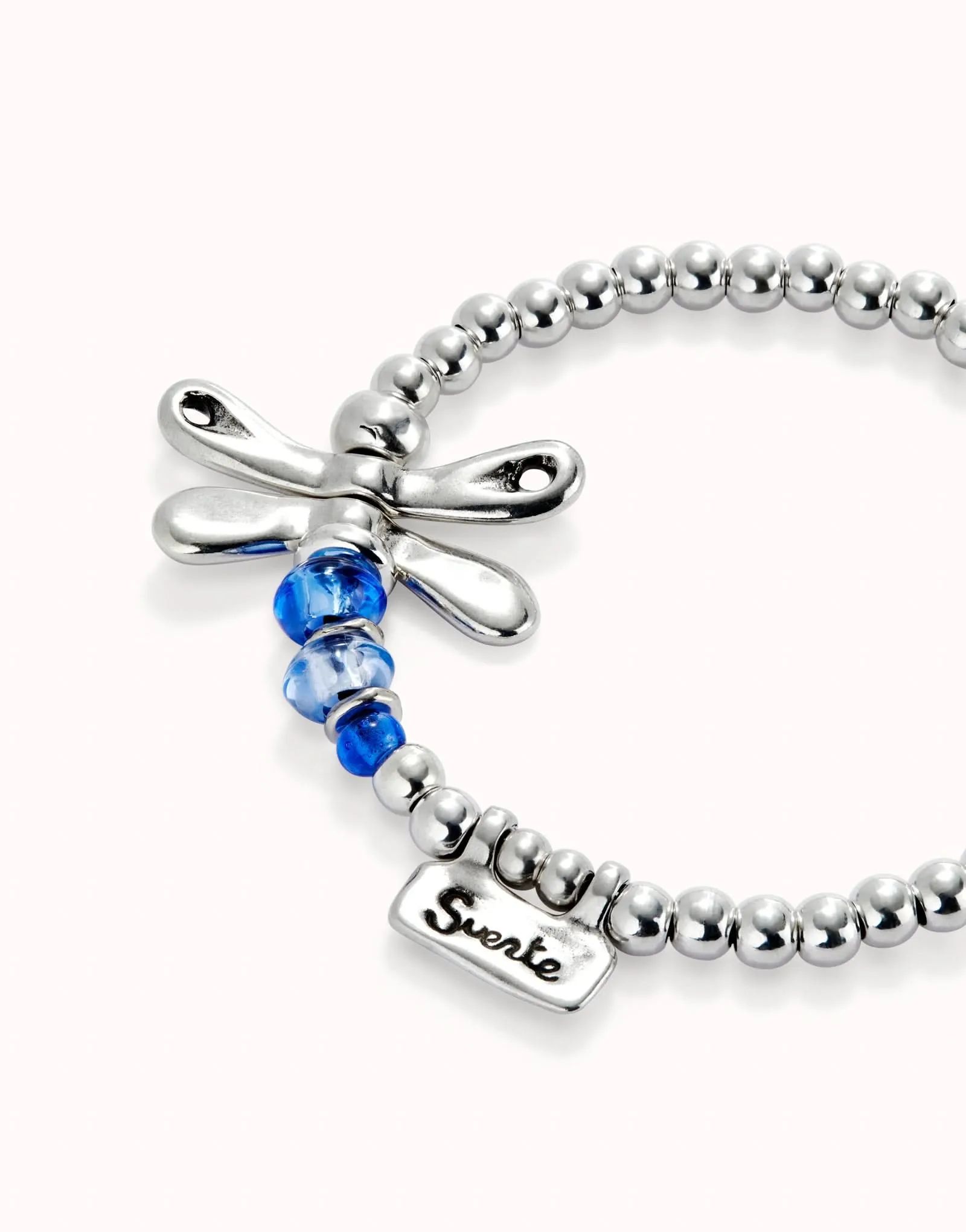 Bracelet en argent plaqué Sterling Ser Rebelde Bleu PUL2475AZUMTL0 Unode50 Bijoux et Accessoires