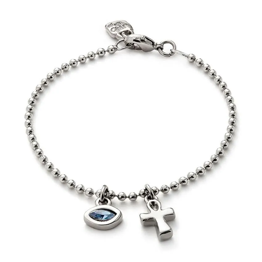 Bracelet Unico Bleu en Argent Sterling Plaqué PUL2560AZUMTL0 Unode50 Bijoux et Accessoires