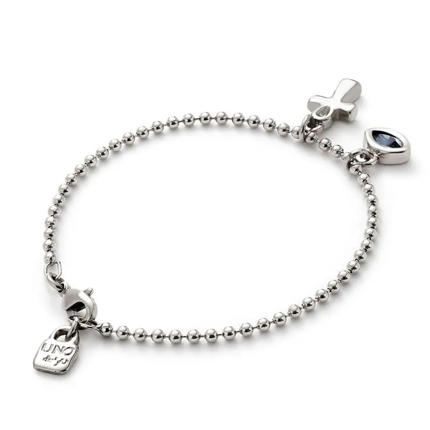 Bracelet Unico Bleu en Argent Sterling Plaqué PUL2560AZUMTL0 Unode50 Bijoux et Accessoires