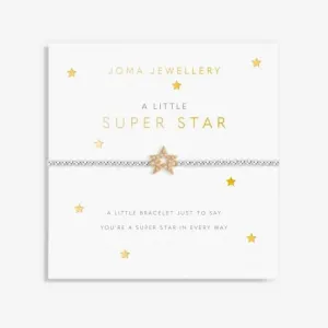 Bracelet extensible Super Star Argent et Or 15,5 cm C682 Joma Jewellery