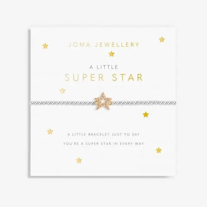 Bracelet extensible Super Star Argent et Or 15,5 cm C682 Joma Jewellery