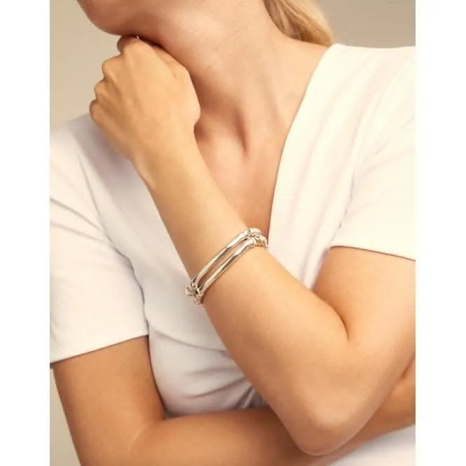 Bracelet en métal argenté Tandem Unode50 Bijoux et Accessoires
