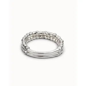 Bracelet en métal argenté Tandem Unode50 Bijoux et Accessoires