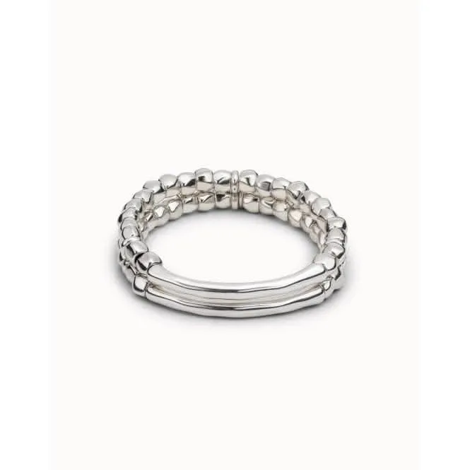 Bracelet en métal argenté Tandem Unode50 Bijoux et Accessoires