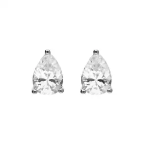 Boucles d'oreilles à clous en forme de larme E6056 - Diamonfire Jewellery