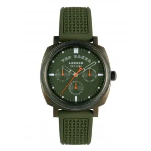 Montre Ted Baker Gents Caine en silicone vert BKPCNS309