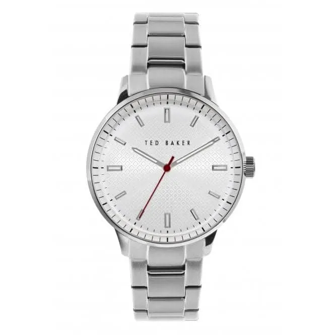 Montre Ted Baker Gents Cosmop en acier inoxydable avec cadran argenté BKPCSF111