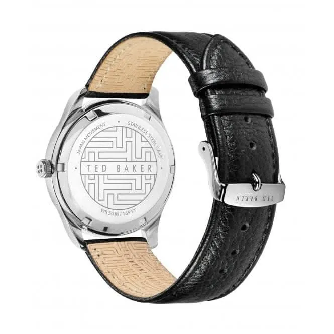 Montre pour Hommes Ted Baker Daquir en Cuir Noir BKPDQF115