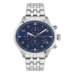 Montre Ted Baker Gents Iconique en Acier Bleu BKPFMF410