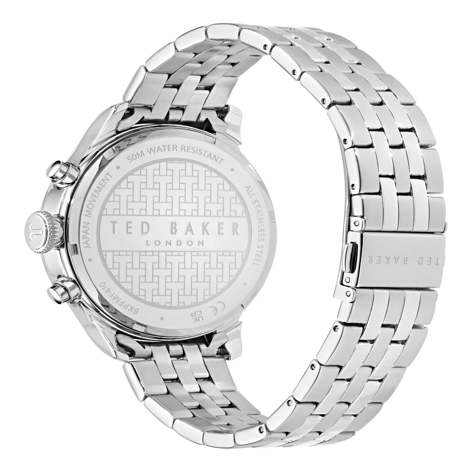 Montre Ted Baker Gents Iconique en Acier Bleu BKPFMF410