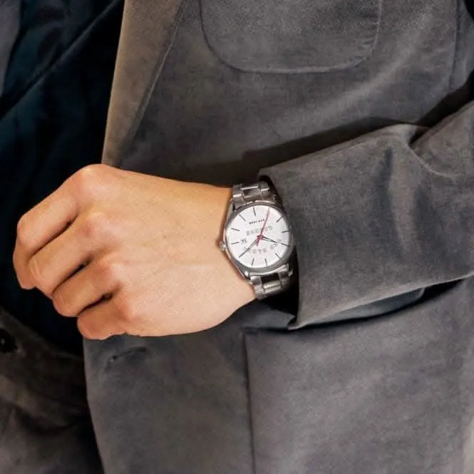 Ted Baker Gents Leytonn Montre en acier inoxydable BKPLTF210