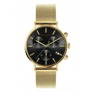 Montre Ted Baker Gents Mimosaa Chrono en acier noir BKPMMS118