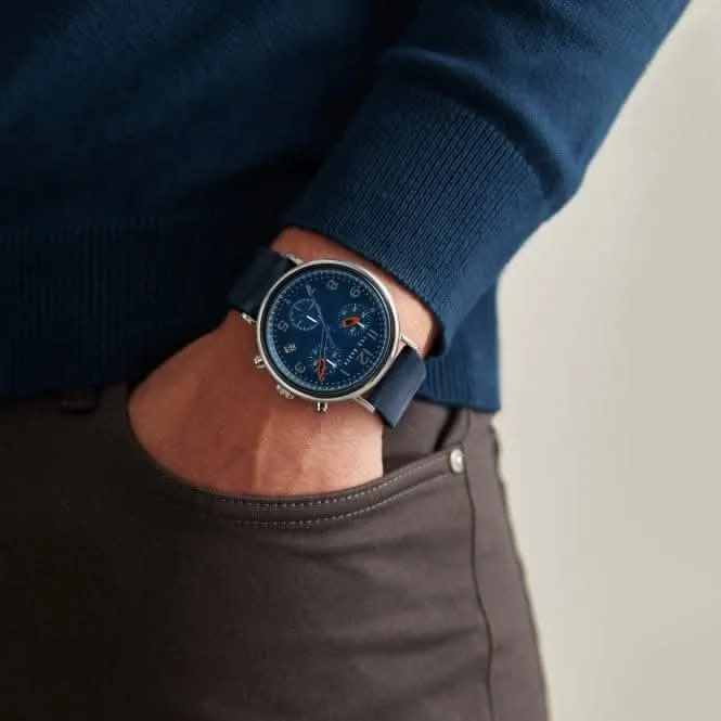 Montre Ted Baker Gents Mimosaa Chrono en cuir bleu BKPMMF127