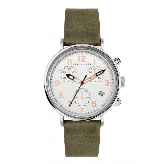Montre Ted Baker Gents Mimosaa Chrono en Cuir Marron BKPMMF125