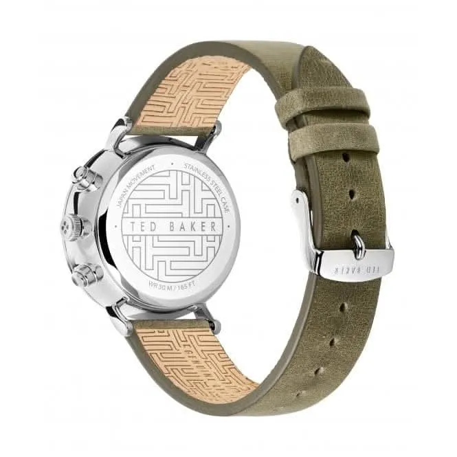 Montre Ted Baker Gents Mimosaa Chrono en Cuir Marron BKPMMF125