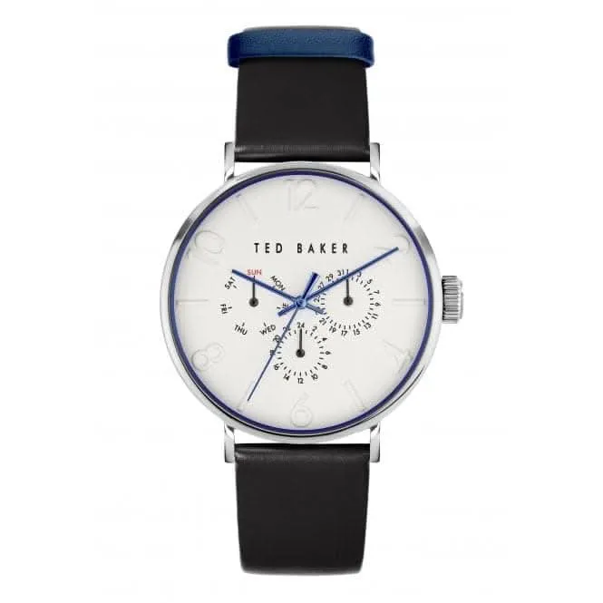 Ted Baker Montre Homme Phylipa en Acier Inoxydable Noir BKPPGF206