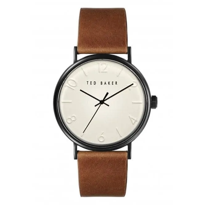 Ted Baker Montre Homme Phylipa en Cuir Noir BKPPGF110