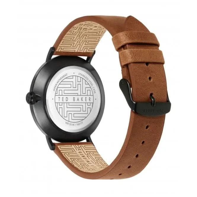 Ted Baker Montre Homme Phylipa en Cuir Noir BKPPGF110