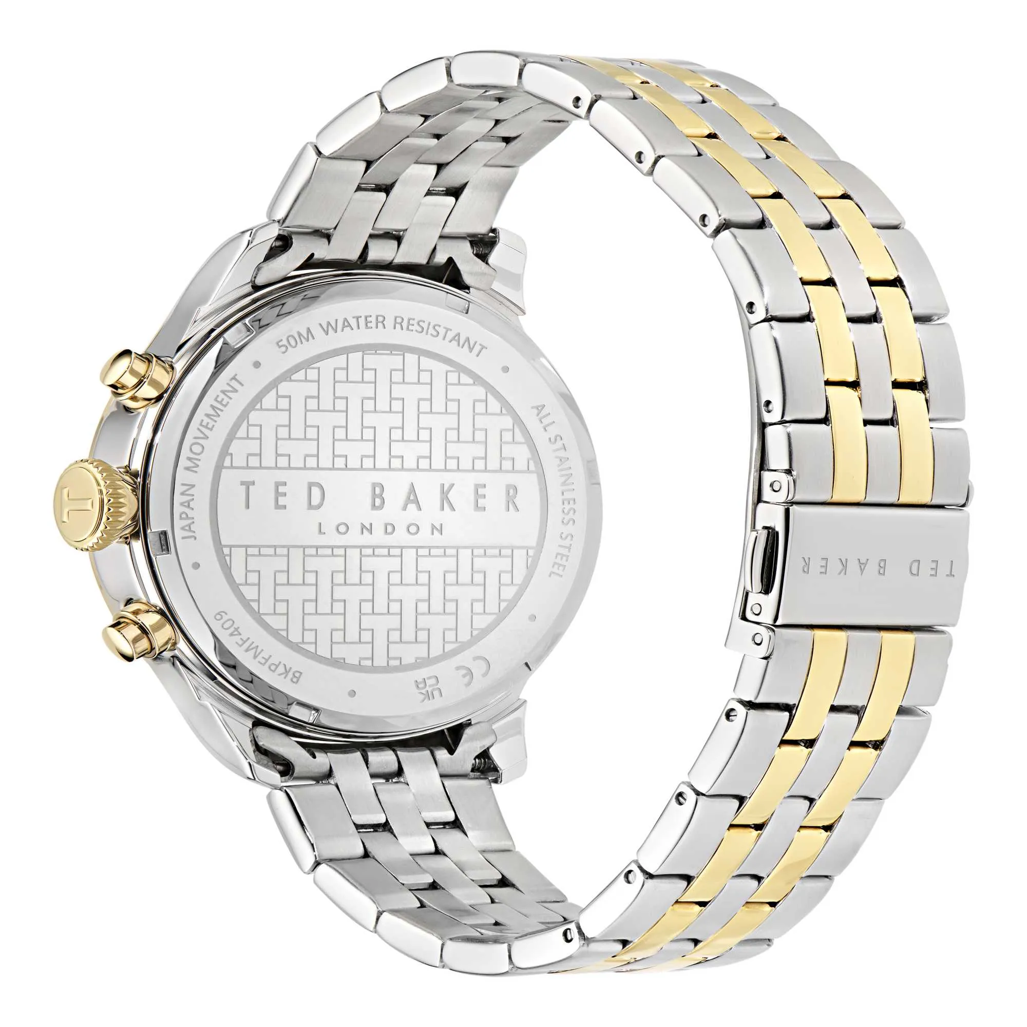 Montre pour homme Ted Baker Urban en acier finition argentée BKPFMF409