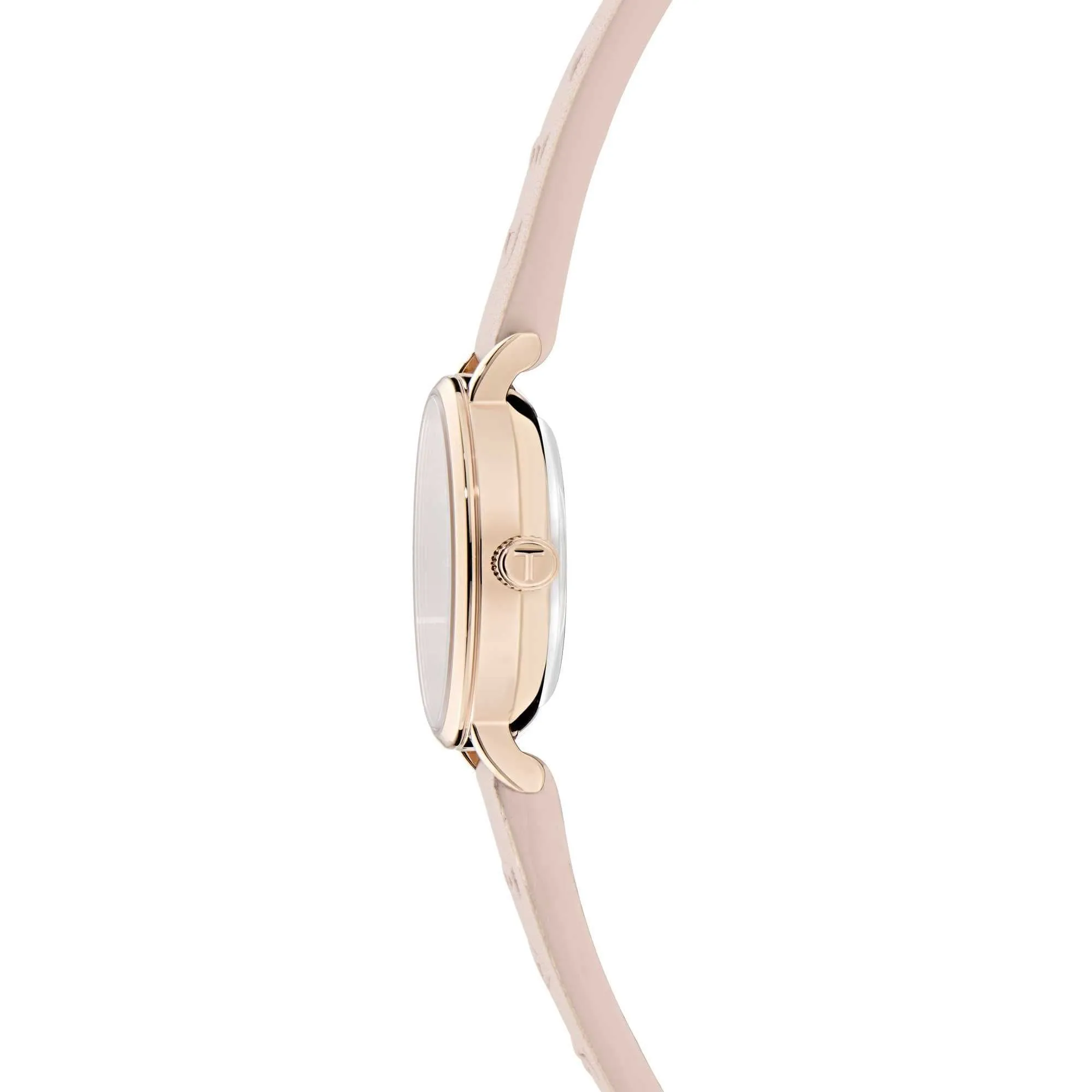 Ted Baker Ladies Classic Chic Montre en Cuir Rose BKPSTF402