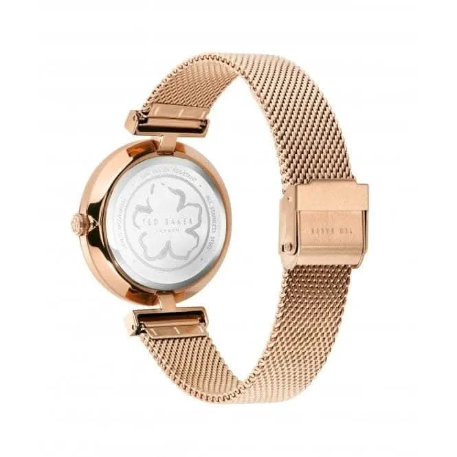 Ted Baker Ladies Darbey Montre en Acier Inoxydable Ton Or Rose BKPDAF204