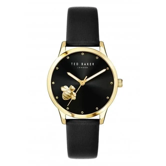 Ted Baker Ladies Fitzrovia Montre en Cuir Noir BKPFZF205