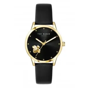 Ted Baker Ladies Fitzrovia Montre en Cuir Noir BKPFZF205