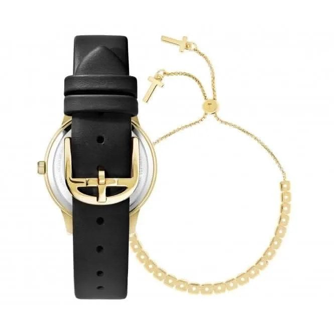 Ted Baker Ladies Fitzrovia Stars Montre en acier inoxydable noir BKGFW2217