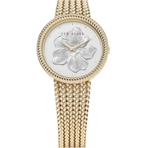 Montre pour femme Ted Baker en maille dorée BKPEMF302