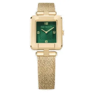 Montre Ted Baker Femmes en maille dorée BKPMSF306
