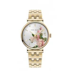 Montre Ted Baker Femme en Acier Inoxydable Doré BKPPHF309