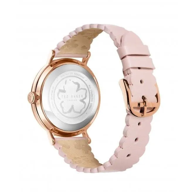 Ted Baker Ladies Phylipa Monture en Cuir Rose Montre BKPPHS238