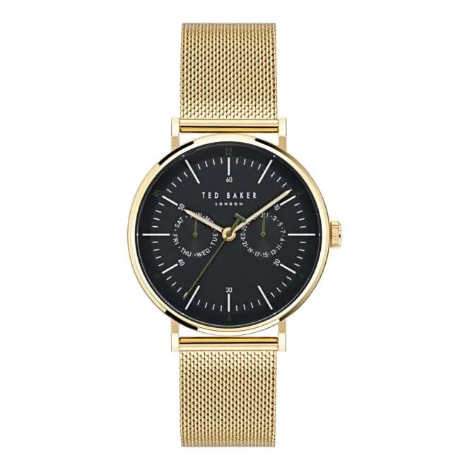 Montre pour homme Ted Baker Phylipa intemporelle en ton or BKPPGS404