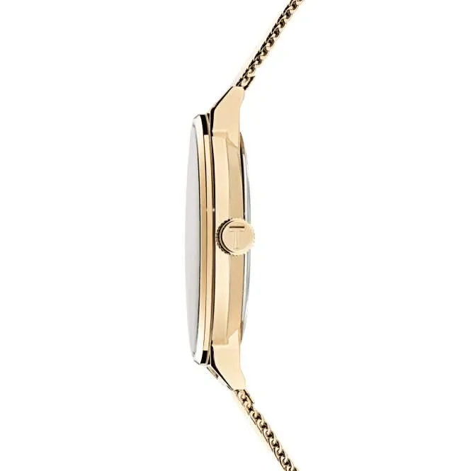 Montre pour homme Ted Baker Phylipa intemporelle en ton or BKPPGS404