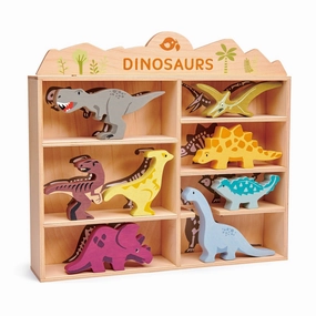 Tender Leaf Toys 8 Dinosaurs Wooden Set