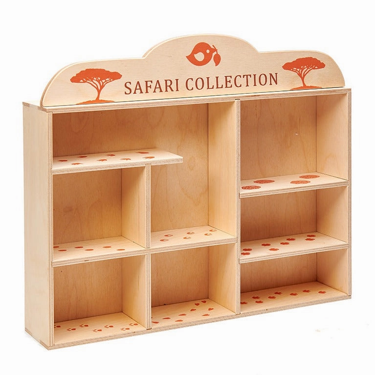 Tender Leaf Toys 8 Safari Animals Wooden Set