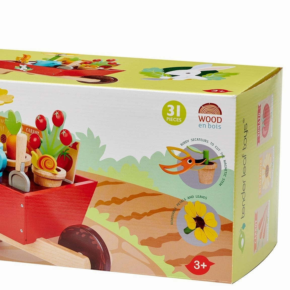 Tender Leaf Toys Garden Wheelbarrow Set