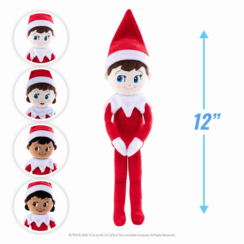The Elf on the Shelf Plushee Pals Snuggler - Boy - Dark Tone 12"