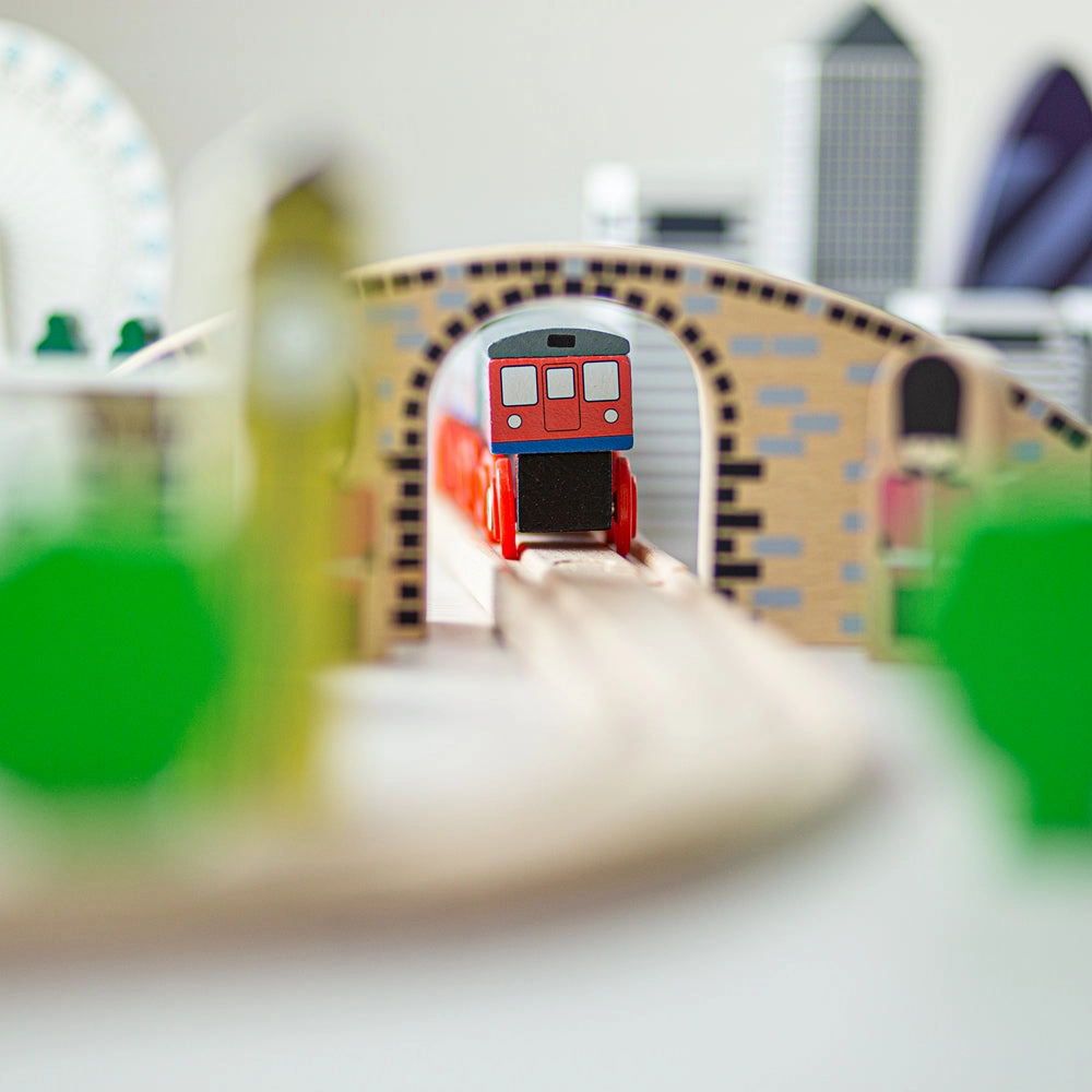 Tidlo City of London Wooden Train Set