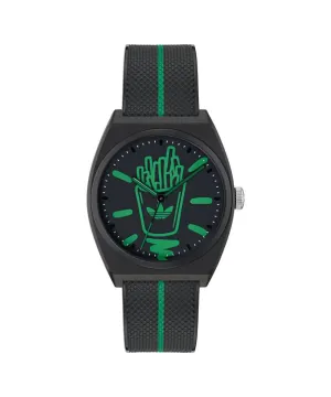 Projet Unisexe Deux Montre Noire AOST25040