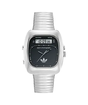 Montre unisexe rétro vague trois en acier inoxydable AOSY25013