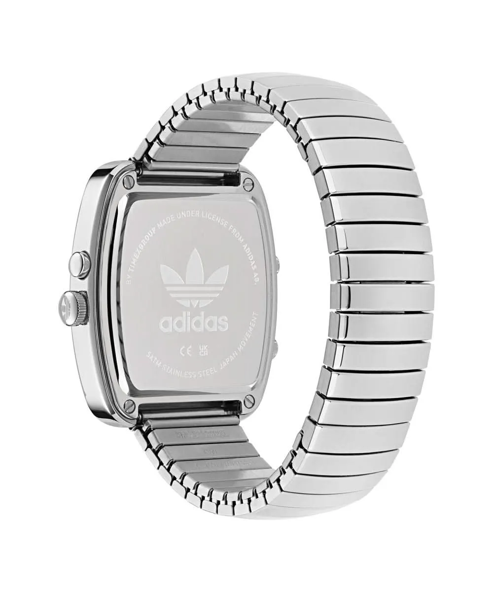Montre unisexe rétro vague trois en acier inoxydable AOSY25013