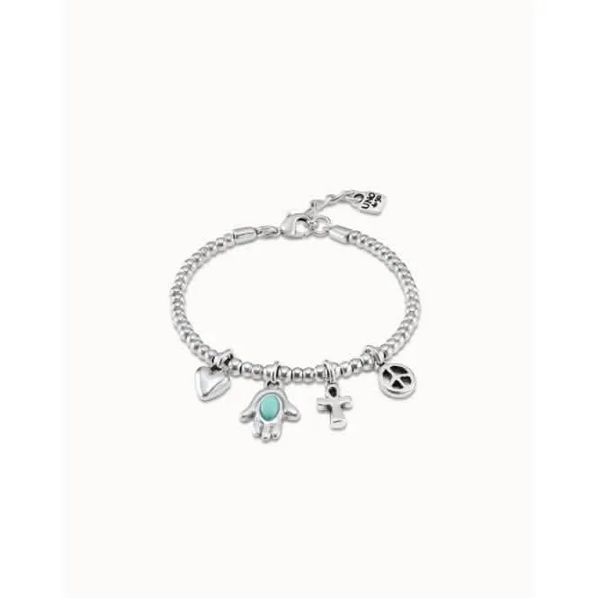 Bracelet en Pierre Naturelle Métal Turquoise Valeurs Unode50 Bijoux et Accessoires