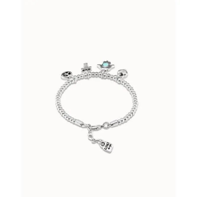 Bracelet en Pierre Naturelle Métal Turquoise Valeurs Unode50 Bijoux et Accessoires
