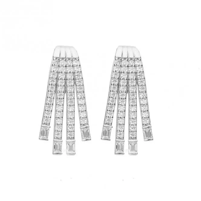 Boucles d'oreilles Waterfall Deco E6058 - Bijoux Diamonfire
