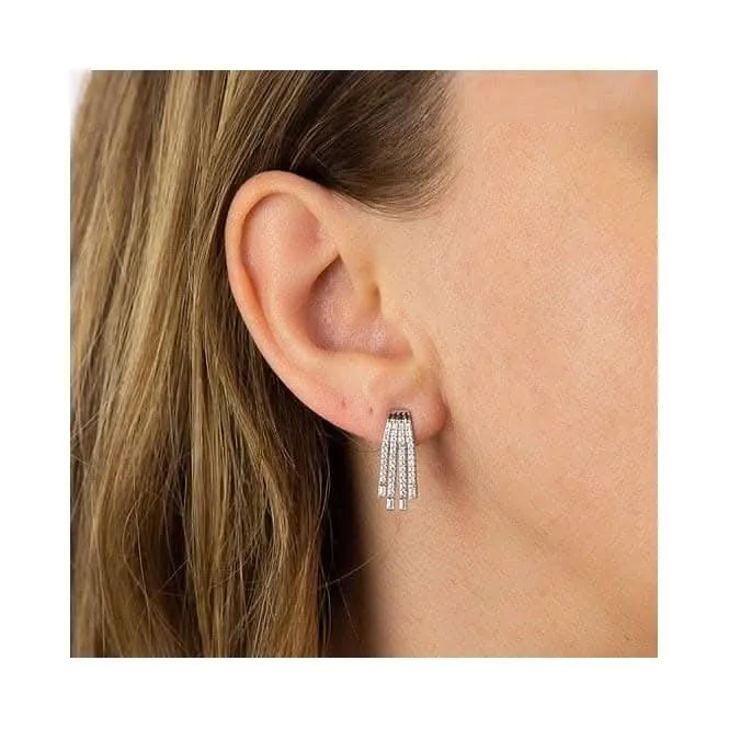 Boucles d'oreilles Waterfall Deco E6058 - Bijoux Diamonfire