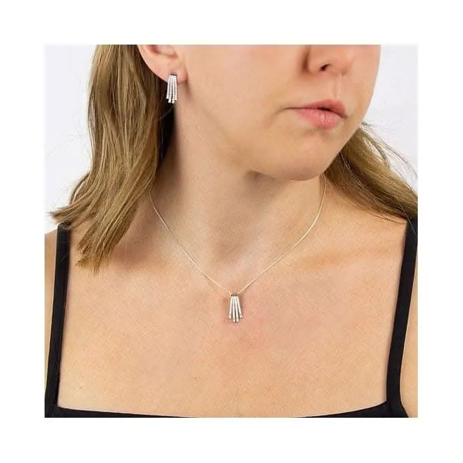 Boucles d'oreilles Waterfall Deco E6058 - Bijoux Diamonfire