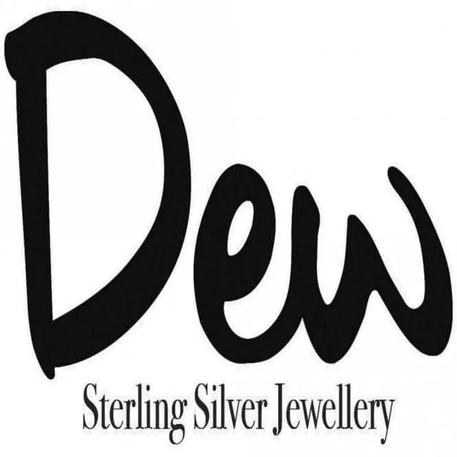 Pendentif en émail noir Wave Circle 93390HP Dew Jewellery